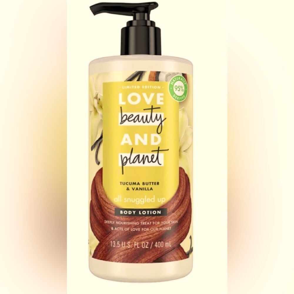 🛍️Love Beauty And Planet Body Lotion Tucuma  Butter & vanilla 13.5OZ/400ml💥